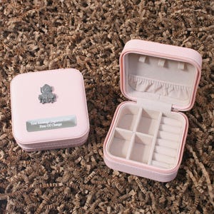 Trains and Railways Pink Travel Jewellery Box Velvet Lined Free Engraving Flying Scotsman Mallard Gift pj