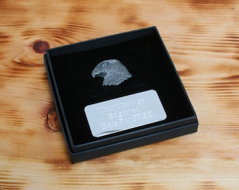 Birds Of Prey Pin Lapel Badge Or Magnet In Personalised Birthday Gift Box or Birthday Gift Pouch Hawk Eagle Osprey Birthday Gift pm