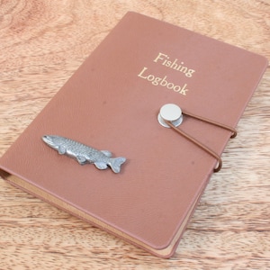 Fly Fishing Logbook For Tracking Fish Caught - Fishing Trip Notebook Jotter Journal A6 Lined Paper