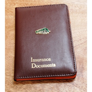 Trains and Railways Driving and Insurance Documents Holder Flying Scotsman Steam Train Father&#39;s Day Gift ib