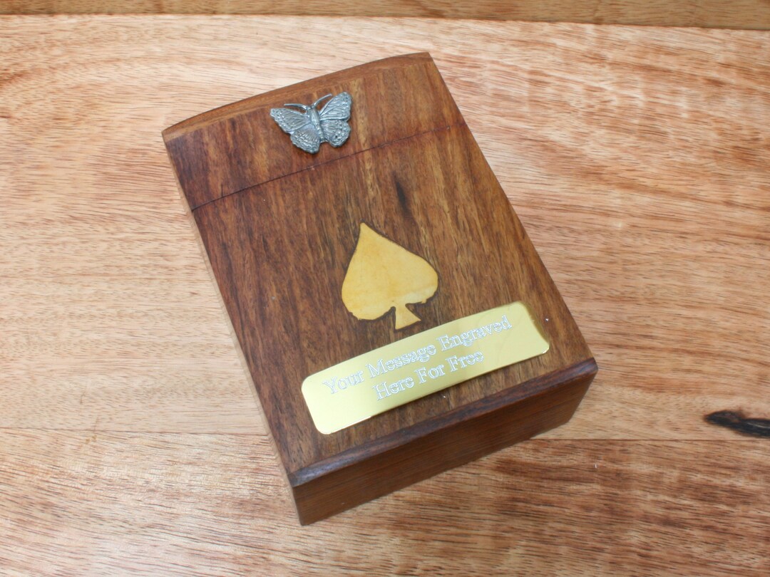 Playing Card Insect Insects & Bugs Wooden Playing Cards Box and Playing Cards With ...