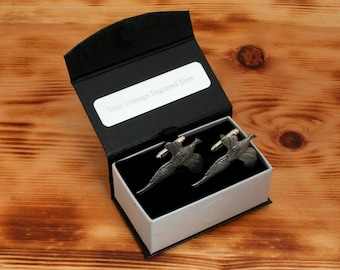 Pheasant Cufflinks Pewter UK Handmade Game Shooting Birthday Gift 268 cu