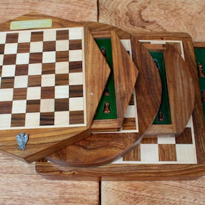 Jeu d&#39;échecs des anges et des fées Tableau magnétique carré, octogonal ou rond avec pièces d&#39;échecs personnalisées Baguette de gravure gratuite Cadeau pour enfants