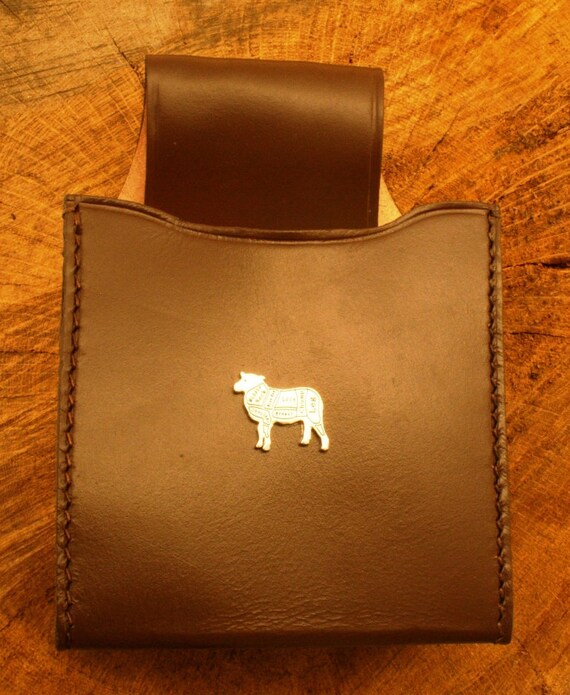 Boeuf vache boucle de ceinture et ceinture en cuir en boîte cadeau idéal agricole actuelle