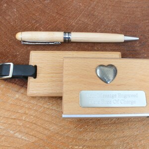神話とファンタジーの荷物タグカードホルダーボールペン木製セット旅行ラベルパーソナライズ無料彫刻ドラゴンエイリアンユニコーンギフトlu