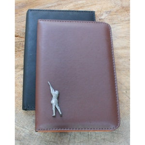 Game Shooting Hunting License Holder Shotgun Certificate Brown Or Black Cartridge Labrador Spaniel Father&#39;s Day Gift ch