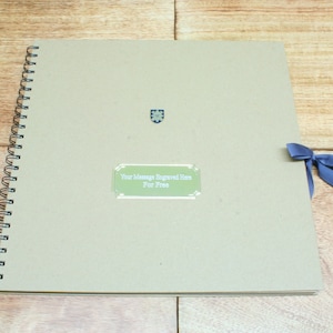 Álbum de fotos de los Regimientos Escoceses, 30 x 30 cm, diario de boda, grabado gratuito personalizado, regalo militar para el Día del Padre.