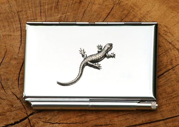 Stainless Steel Iguana Money Clip Credit Card Holder