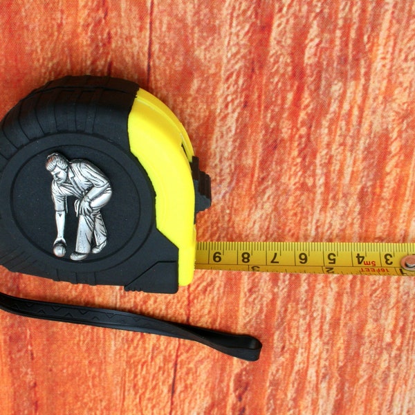 Lawn Bowls Tape Measure 5m x 19mm Metric & Imperial Home Garage Essential Building Bowling Green Fathers Day Gift tme