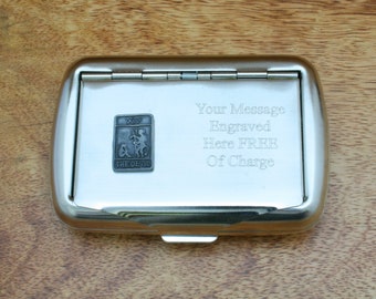 Tarot Cards Tobacco Tin Hand Rolling Cigarette Tin Personalised Free  Engraving Death Lovers Sun Birthday Gift Tc