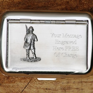 Fischer Entworfen Hand Drehtabak Zigarettendose Personalisierte Kostenlose Gravur Ideales Angeln Vatertagsgeschenk tck
