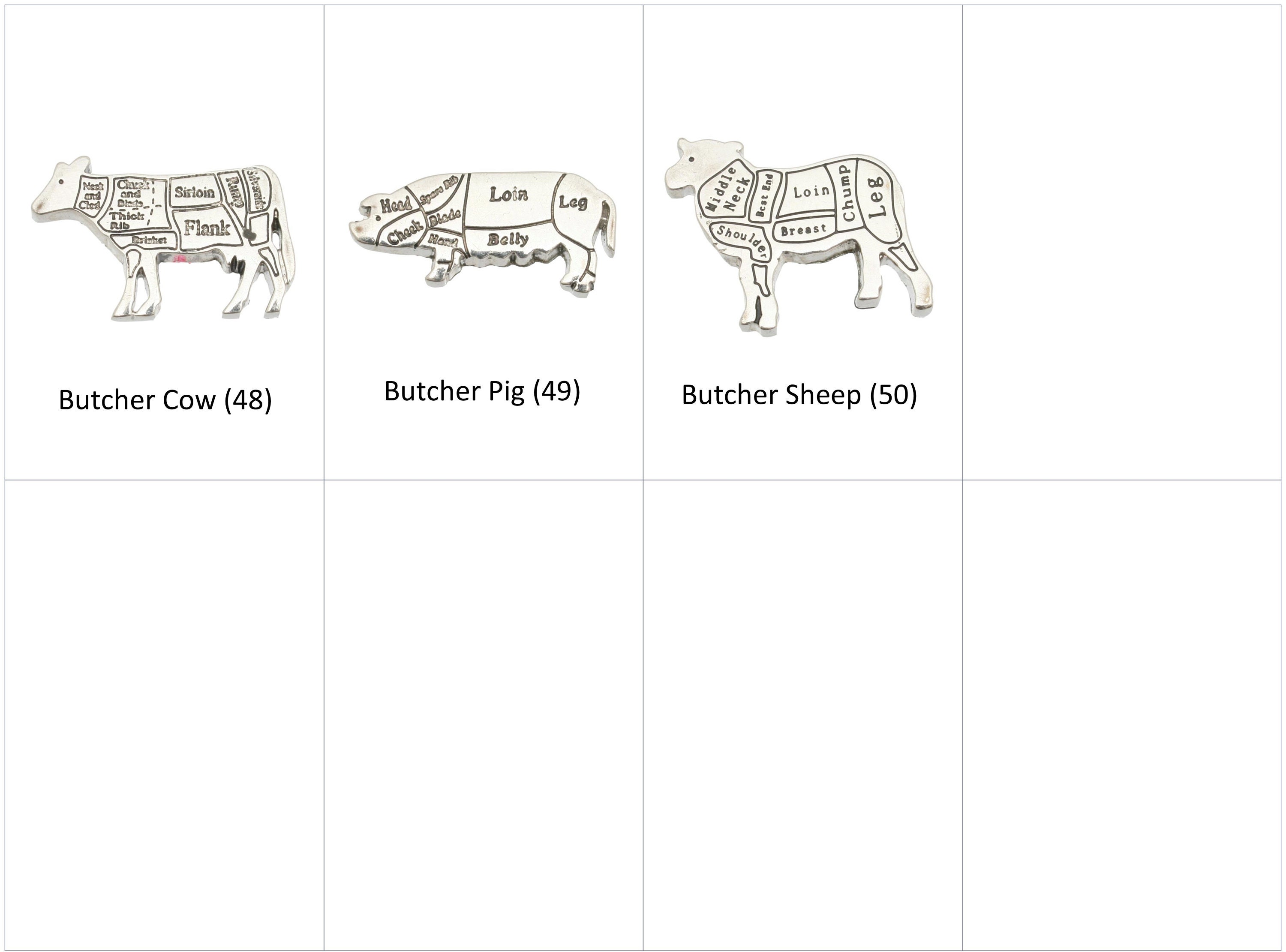Hand Forged® Seamus Goat Money Clip - Bronze | Money Clips +  Lamb Butchers Cut Money Clip display picture 1