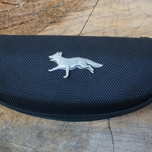 Hunting Canvas Glasses Case Black Soft Case Sports Birthday Gift Personalised Free Engraving  Horse Fox Pointer Horn Birthday Gift cg