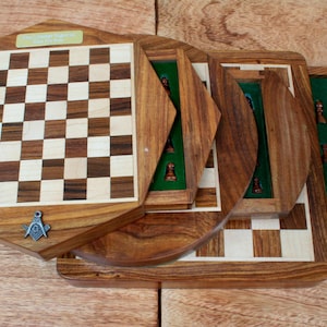 Solitaire en bois - Octogonal