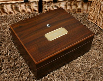 Religious Symbols Wooden Cigar Humidor Storage Box Personalised Christian Star Fish Gift hr
