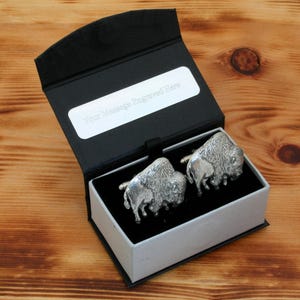 Buffalo Bills NFL Cufflinks & Tie Clip Set – Men's Sports Wedding Accessory, Plated Nickel