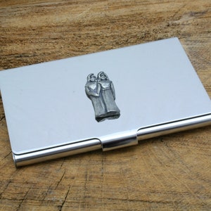 Sternzeichen Metall Business Kreditkartenhalter mit personalisierter Gravur Geburtstagsgeschenk Astrologie und Sternzeichen Geburtstagsgeschenk mch