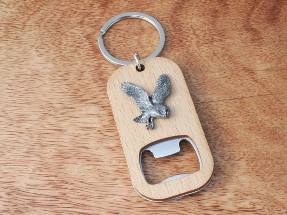 Flaschenöffner „SCHWALBE“ Aus Edelstahl – 9,2 Cm, Mit Gravur, Auch Als Schlüsselanhänger