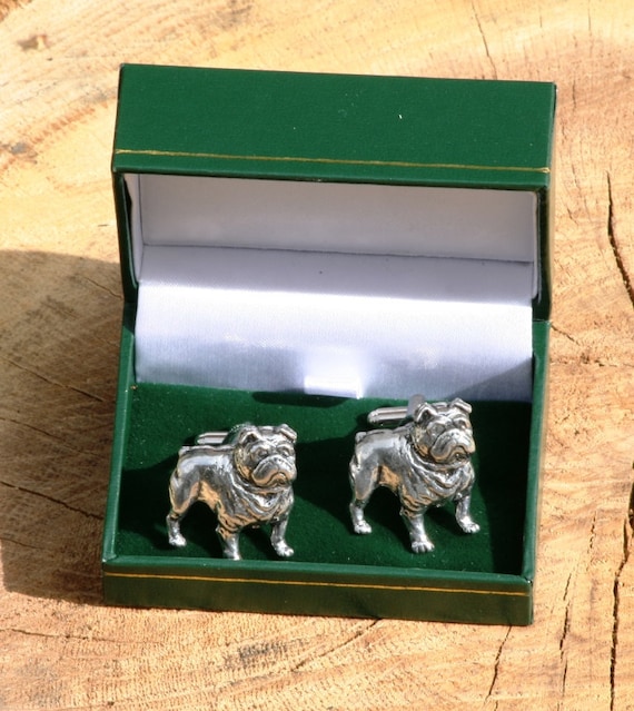 Gold Bulldog Cufflinks main image 0