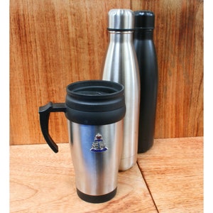 Royal Navy Marine-Gebiete Reisebecher Thermobecher und Thermoskanne personalisiert Kostenlose Gravur Militär Vatertagsgeschenk im