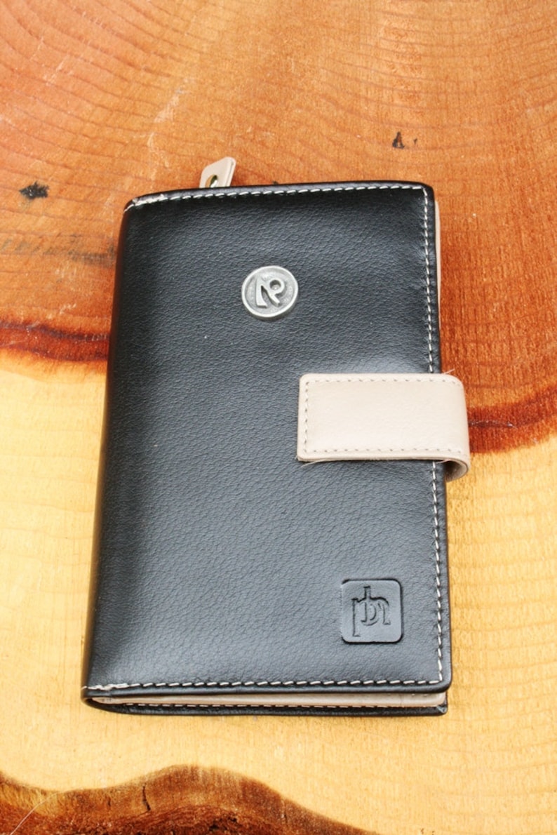 Capricorn Zodiac Design Leather Purse with Zipped Compartments RFID Protected Ladies Gift 64