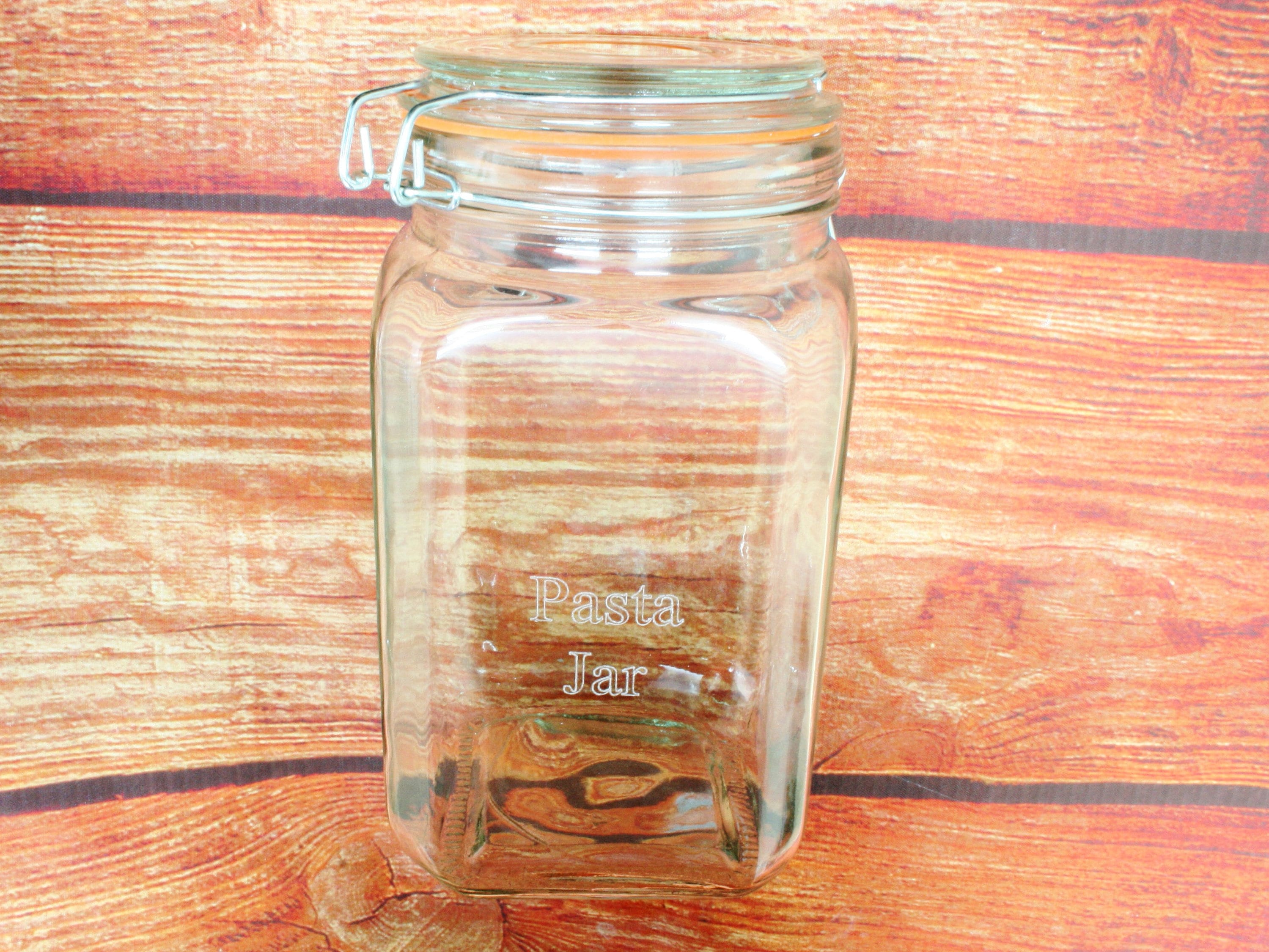 Trout Glass Mason Jar Sweets Jar Pasta Oats Container Tea & Coffee Jar
