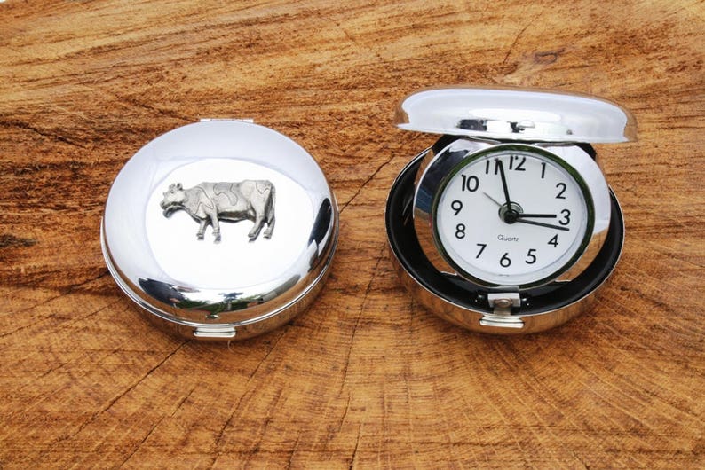 Dairy Cow Design Bedside Quartz Alarm Clock Cow Farming Gift Etsy