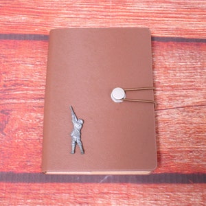 Game Shooting Design Notebook A6 Pocket Size Notepad Cartridge Labrador Spaniel Birthday Gift nb