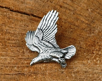 Eagle Pin Brooch Badge Pewter Bird Of Prey Gift 112