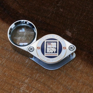 Royal Navy Lest We Forget Magnifying Loupe Jewellers, stamp collectors , antiques hunters personalised gift FREE ENGRAVING BGK60 le