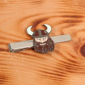 Viking Tie Clip Tack Slide UK Handmade Father&#39;s Day Gift 551 ti