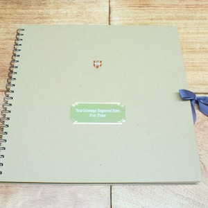 British Military Regiments Scrapbook Photo Album 12&quot; x 12&quot; Wedding Journal Personalised Free Engraving Signals Gurkha Military Gift sb
