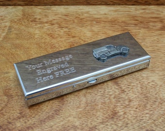 Armee 7 Tage Pille Mint Trinket Box Mit Spiegel Personalisierter Soldat Panzer Artillerie Geburtstagsgeschenk 7d