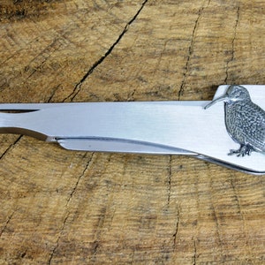 Woodcock Sitting Smokers Pipe Tamper Tool with Bowl Scraper Personalised with your Initials Engraved Smokers Birthday Gift Present 403 pt