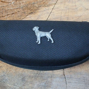 Gundogs Canvas Glasses Case Black Soft Case Sports Birthday Gift Personalised Free Engraving  Labrador Spaniel Pointer Birthday Gift cg