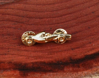 Rennwagen Rennwagen Vergoldet Pewter Pin Anstecknadel Motorsport Vatertagsgeschenk