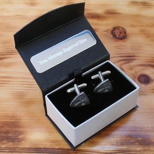 Templar Shield Cufflinks Pewter UK Handmade Masonic Father&#39;s Day Gift 367 cu