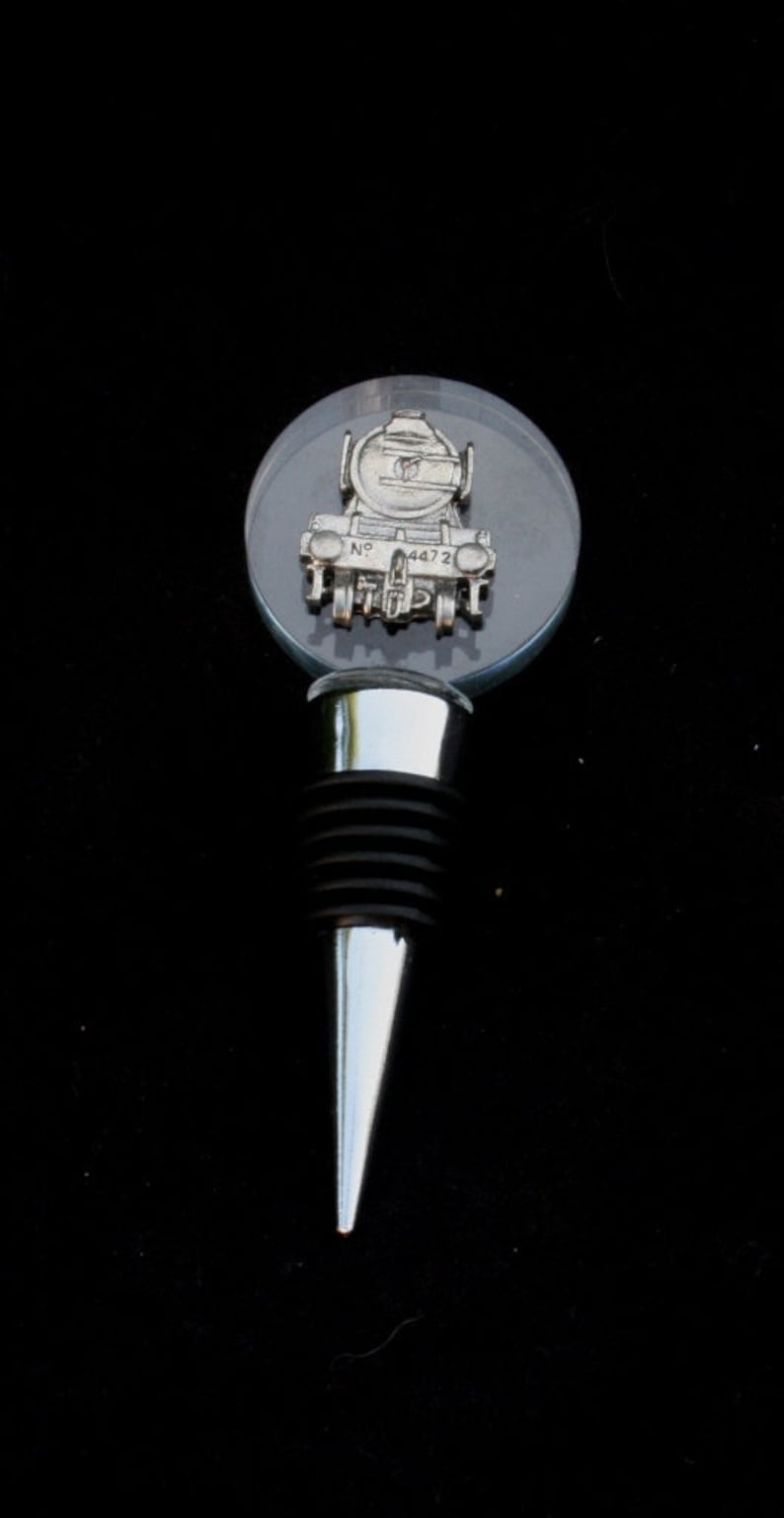 Flying Scotsman Glass and Metal Red Wine or Whisky bottle stopper cork Wildlife gift 134