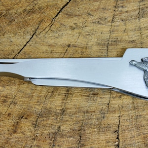 Grouse Flying Smokers Pipe Tamper Tool with Bowl Scraper Personalised with your Initials Engraved Smokers Father&#39;s Day Gift Present 167 pt