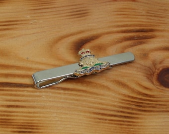 Clip de corbata de regimientos de artillería, pasador de corbata hecho a mano del Reino Unido, regalo de cumpleaños, regalo de cumpleaños militar ti