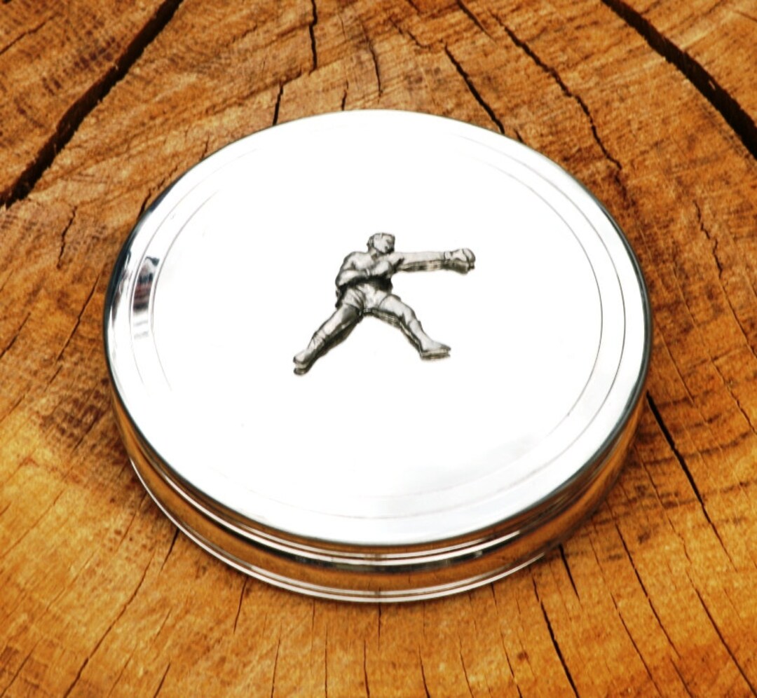 Boxing Trinket Jewellery Box Pewter Ladies Christmas Gift 043 Etsy