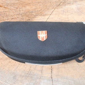 Parachute Regiment Canvas Glasses Case Black Soft Case Sports Father&#39;s Day Gift Personalised Free Engraving  Military Father&#39;s Day Gift cg