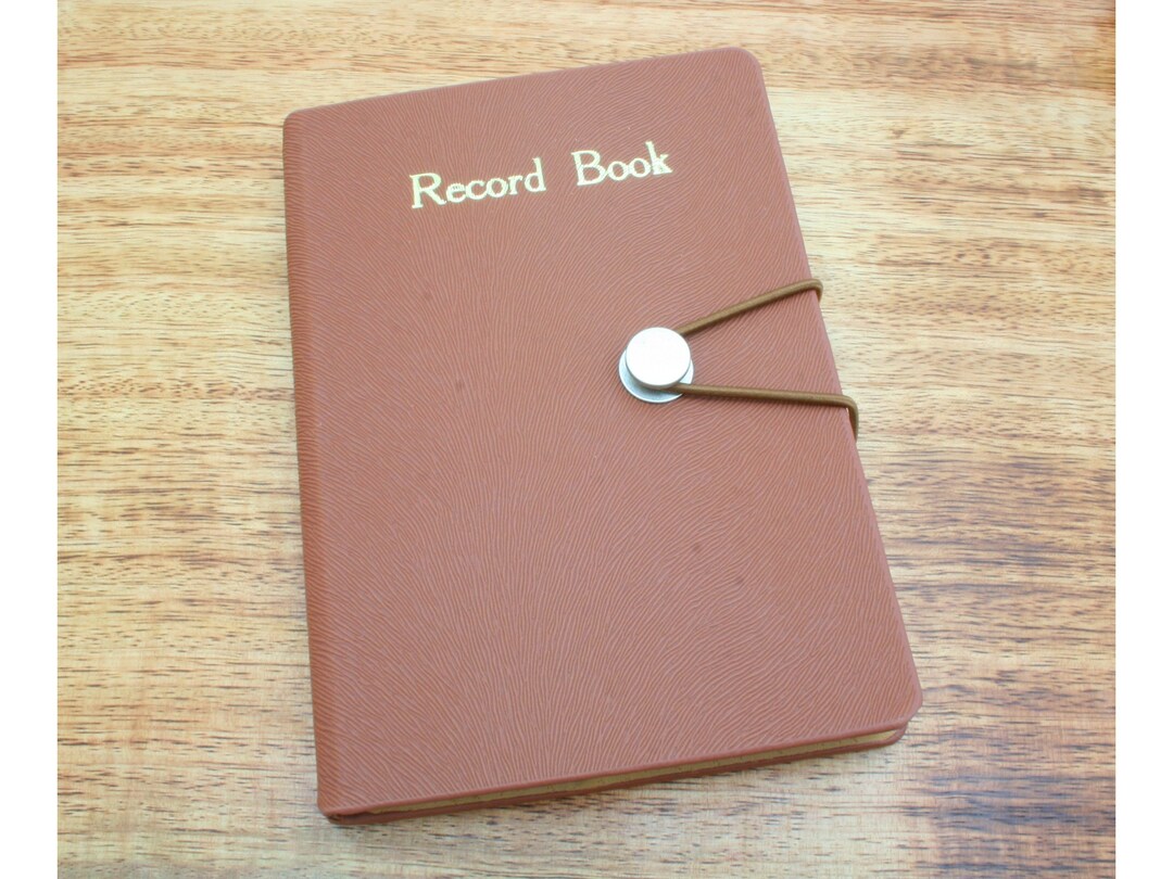 Record Book for Office Data Stock Staff Record Notebook Jotter Journal ...