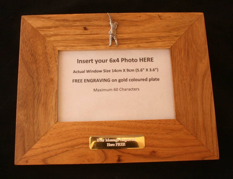 Shooter Wooden Photo Picture Frame Gift Landscape Or Portrait Shooting Gift 328