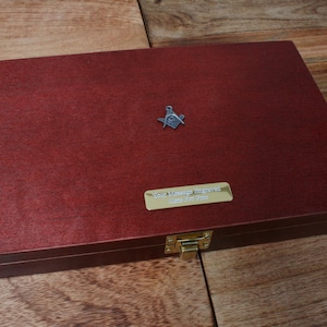 Masonic and Templar Shotgun and Air Rifle Cleaning and Care Kit Shooting Personalised Free Engraving Masonry Compass and Square Gift ar