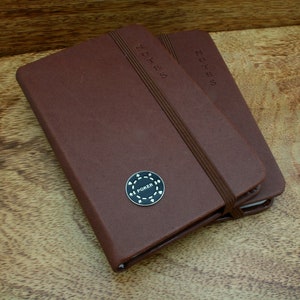 Cartes à jouer et poker Paire de cahiers A5 ou A6 Noir, marron, gris ou bleu Cœurs piques trèfle pique flush Cadeau pour la fête des pères