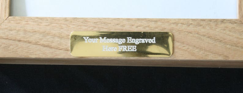 Buffalo Oak Jewellery Box Photo Insert 6x4 Personalised Engraving Ladies Gift 436
