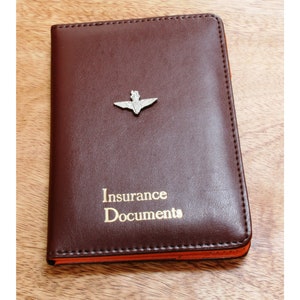 Parachute Regiment Driving and Insurance Documents Holder Military Christmas Gift ib
