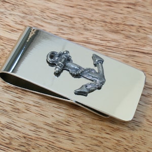 Pirates Money Clip Metal Mens Free Engraved Ship Cannon Skull Christmas Gift mc
