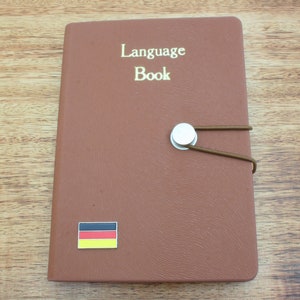 Language Learning Notebook A6 Notepad Travel School Exam Notes French German Spanish